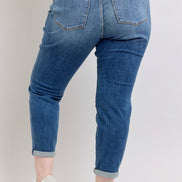 Dawn Renee Vintage Wash Boyfriend Judy Blue Jeans