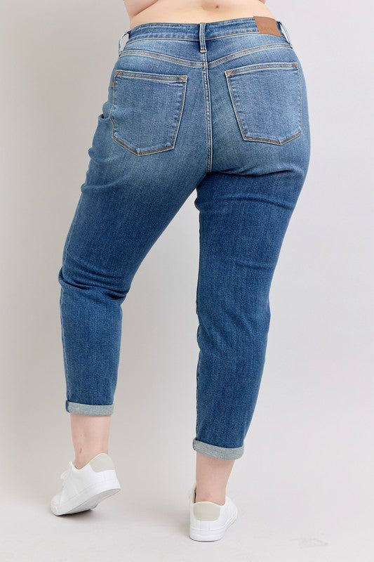 Dawn Renee Vintage Wash Boyfriend Judy Blue Jeans