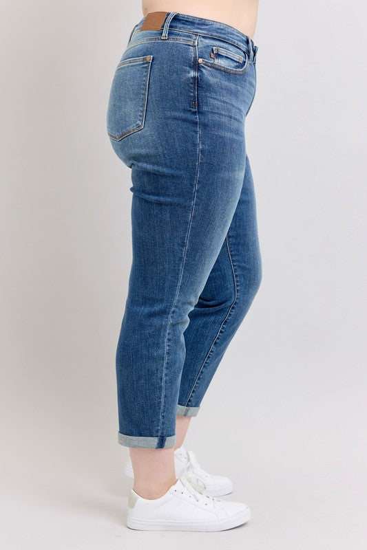 Dawn Renee Vintage Wash Boyfriend Judy Blue Jeans