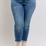 Dawn Renee Vintage Wash Boyfriend Judy Blue Jeans