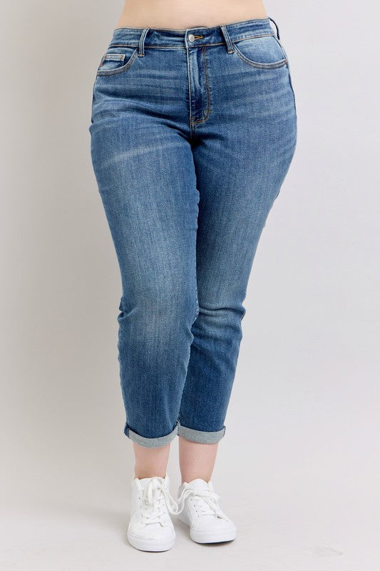 Dawn Renee Vintage Wash Boyfriend Judy Blue Jeans