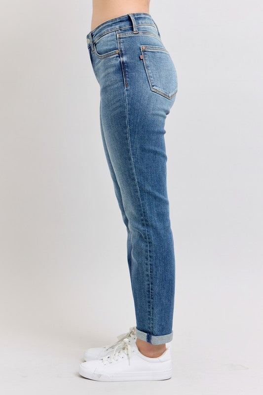 Dawn Renee Vintage Wash Boyfriend Judy Blue Jeans