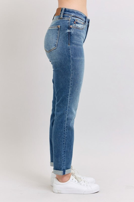 Dawn Renee Vintage Wash Boyfriend Judy Blue Jeans