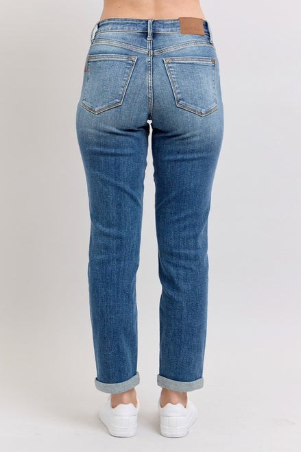 Dawn Renee Vintage Wash Boyfriend Judy Blue Jeans