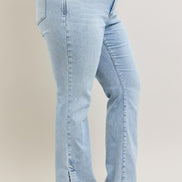 GiGi Vintage Wash w/Side Leg Slit Judy Blue Denim Jeans