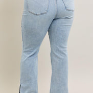 GiGi Vintage Wash w/Side Leg Slit Judy Blue Denim Jeans