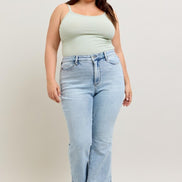 GiGi Vintage Wash w/Side Leg Slit Judy Blue Denim Jeans