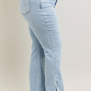 GiGi Vintage Wash w/Side Leg Slit Judy Blue Denim Jeans