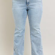GiGi Vintage Wash w/Side Leg Slit Judy Blue Denim Jeans