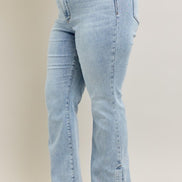 GiGi Vintage Wash w/Side Leg Slit Judy Blue Denim Jeans