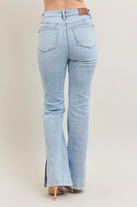 GiGi Vintage Wash w/Side Leg Slit Judy Blue Denim Jeans