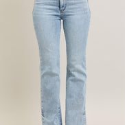 GiGi Vintage Wash w/Side Leg Slit Judy Blue Denim Jeans