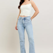 GiGi Vintage Wash w/Side Leg Slit Judy Blue Denim Jeans