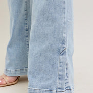 GiGi Vintage Wash w/Side Leg Slit Judy Blue Denim Jeans