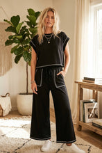 Load image into Gallery viewer, Scuba Contrast Stitch Lounge Pants ONLY (TOP Sold Separately)
