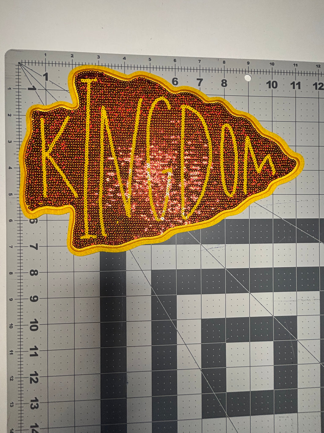 Sequin Kingdom Arrowhead X-Large Patch
