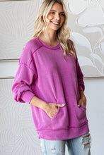 Load image into Gallery viewer, Ribbed Tunic Top w/Pockets
