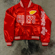 KIDS CHIEFS Satin Bomber Jacket