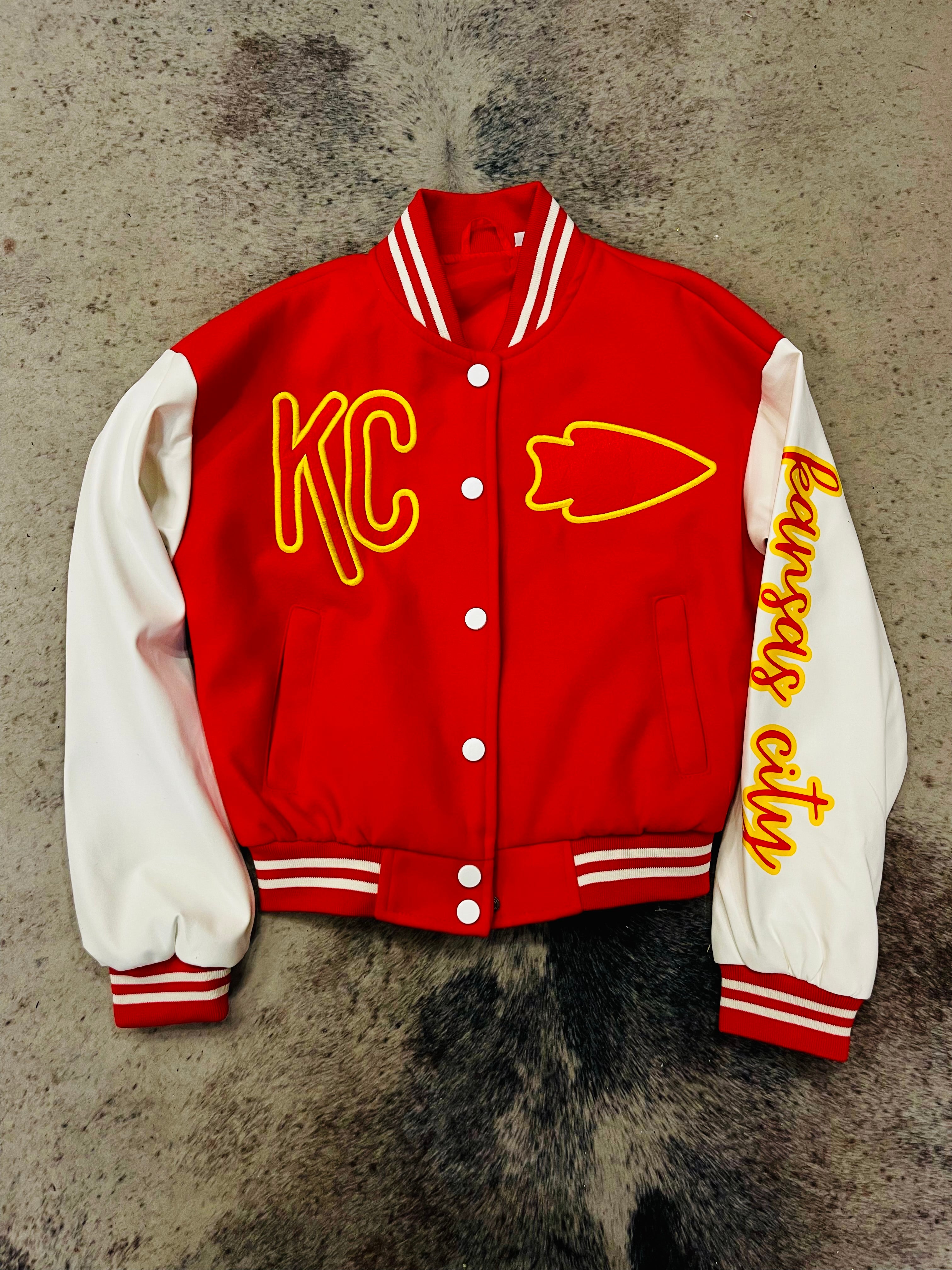 KIDS Embroidered Varsity Jacket (Style 1)