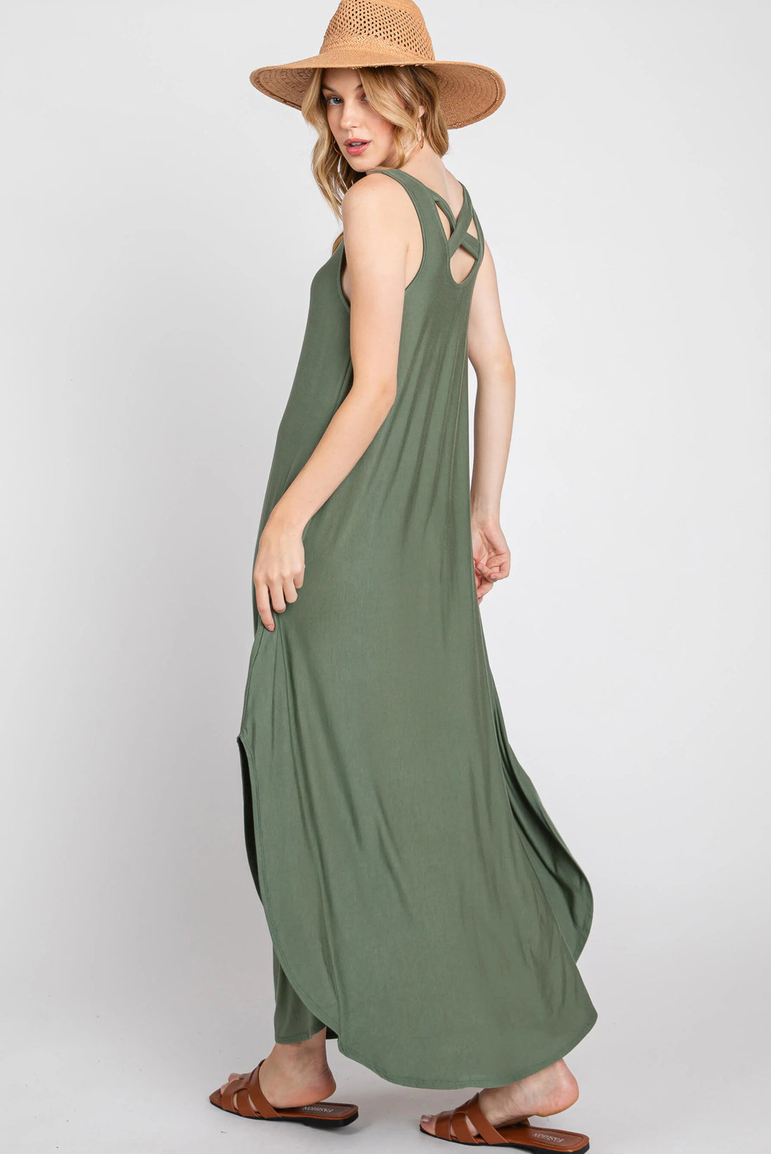 Criss Cross Back Dress