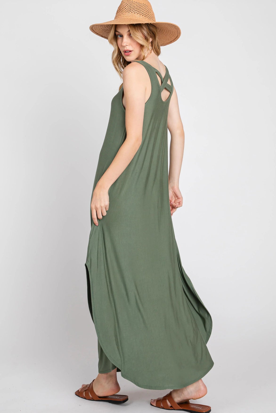 Criss Cross Back Dress