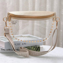 Load image into Gallery viewer, Clear Gameday Studded Crossbody Bag
