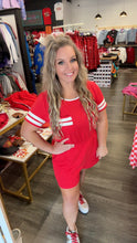 Load image into Gallery viewer, GAME DAY Knit Romper with Pockets
