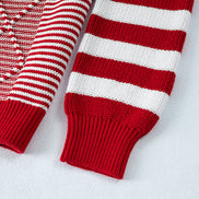 Red and White Striped Sweater