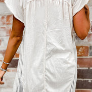 Knit Tunic with Waffle Detail