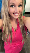 Load image into Gallery viewer, Luxeknit Mini Dress w/Drawstring Tie (Hot Pink)
