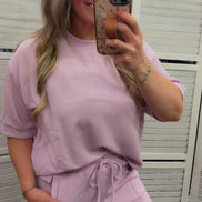 Ribbed Knit Lounge Top ONLY