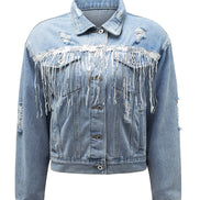 Fringe Denim Jacket