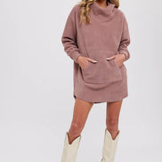 FLEECE HOODIE TUNIC