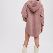 FLEECE HOODIE TUNIC
