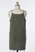 Load image into Gallery viewer, Garment Dye Cami Dress - D40854P
