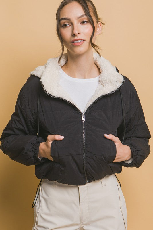 Reversible Hooded Jacket