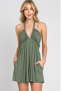 Halter Neck Romper