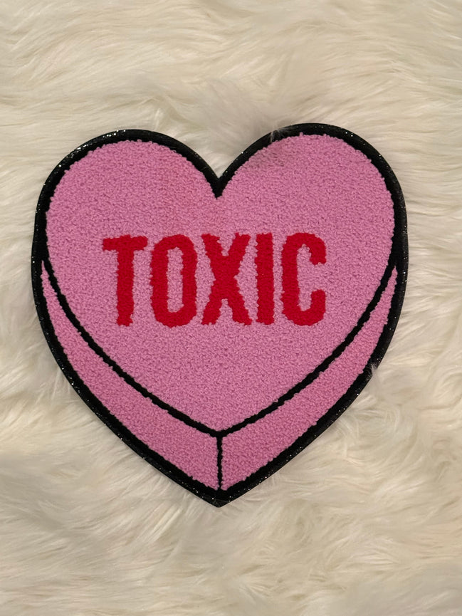 Toxic Heart Chenille X-Large Patch (Valentine’s Collection)