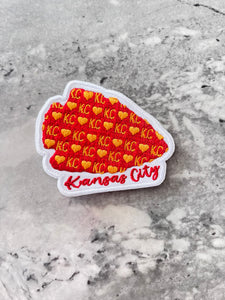 Kansas City Arrowhead Iron-On Patch