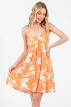 Load image into Gallery viewer, Print Deep V-neck Dress - ND40884A
