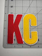 KC Red & Yellow Letters Patch