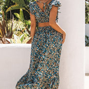 Floral Crop Top (Skirt Sold Separately)