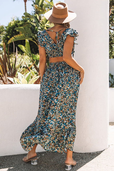 Floral Maxi Skirt (Top Sold Separately)