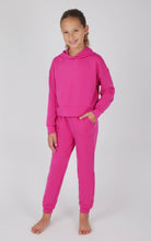 Load image into Gallery viewer, Girls Scuba Pullover Hoodie and Jogger Set
