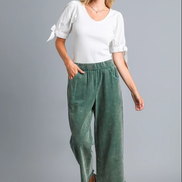 Wide Leg Corduroy Pants