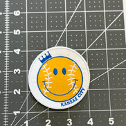 Royals Smiley w/Crown Patch