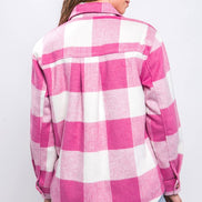 Plaid Sherpa Lined Shacket