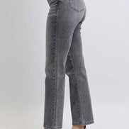JUDY BLUE High Rise Rhinestone Straight