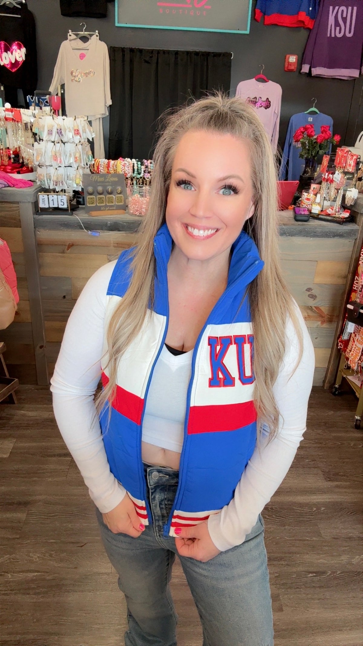 KU Varsity Vest
