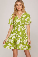 Load image into Gallery viewer, Drop Shoulder Print Dress
